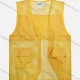 Wholesale Adult Mesh Zipper Front Supermarket Volunteer Uniform Vest With Pockets Yellow Clothing Wholesale Market Liuhua
