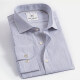 Men's Formal Plain Collared Long Sleeve Button Down Shirts Silver Clothing Wholesale Market -LIUHUA