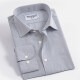 Men's Formal Stand Collar Long Sleeve Buttons Argyle Allover Print Shirt Gray Clothing Wholesale Market -LIUHUA