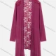 Wholesale Woman's Casual Long Sleeve Guipure Lace Plain Cardigan Red Clothing Wholesale Market Liuhua
