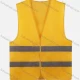 Wholesale High Visibility Reflective Strips Zipper Front Safety Vest Yellow Clothing Wholesale Market Liuhua