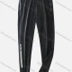 Wholesale Men's Workout Drawstring Slogan Solid Athletic Pants With Zip Pockets T121# Black Clothing Wholesale Market Liuhua