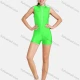 Wholesale Women's Sporty High Stretchy Mock Neck Sleeveless Zipper Colorblock Romper 6A Clothing Wholesale Market Liuhua