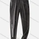 Wholesale Men's Workout Drawstring Slogan Solid Athletic Pants With Zip Pockets T121# Dark Gray Clothing Wholesale Market Liuhua