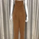 Wholesale Women's Casual Corduroy Adjustable Strap Straight Leg Pockets Overalls Jumpsuit 19# Clothing Wholesale Market Liuhua