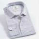 Men's Collared Long Sleeve Button Down Allover Print Formal Shirt Gray Clothing Wholesale Market -LIUHUA