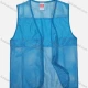 Wholesale Adult Mesh Zipper Front Supermarket Volunteer Uniform Vest With Pockets Sky Blue Clothing Wholesale Market Liuhua
