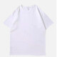 Men's Basics 100%Cotton Short Sleeve Round Neck Plain T-Shirts A01# White Clothing Wholesale Market -LIUHUA