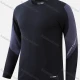 Wholesale Men's Athletic Long Sleeve Colorblock Letter Print Pullover Sweatshirt T226# Black Clothing Wholesale Market Liuhua