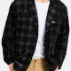 Men's Lapel Single Breasted Cotton Plaid Print Dual Pocket Casual Blazer Jacket Black Clothing Wholesale Market -LIUHUA