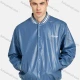 Men's PU Leather Baseball Jacket Blue Guangzhou Clothing Wholesale Market & Suppliers -LIUHUAMALL