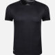 Men's Quick Dry Round Neck Comfy Workout Short Sleeve Plain Athletic T-Shirt 3003# Black Clothing Wholesale Market -LIUHUA
