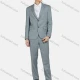Wholesale Men's Business Striped Lapel Single Breasted Flap Pockets Blazer & Trousers 2 Piece Sets 101# Clothing Wholesale Market Liuhua