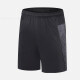Men's Performance Workout Graphic Athletic Shorts With Zip Pockets A278# Black Clothing Wholesale Market -LIUHUA