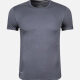 Men's Quick Dry Round Neck Comfy Workout Short Sleeve Plain Athletic T-Shirt 3003# Dark Gray Clothing Wholesale Market -LIUHUA
