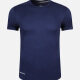 Men's Quick Dry Round Neck Comfy Workout Short Sleeve Plain Athletic T-Shirt 3003# Dark Blue Clothing Wholesale Market -LIUHUA
