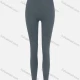 Wholesale Women's Sporty Plain High Waist Elastic Leggings Dim Gray Clothing Wholesale Market Liuhua