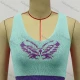 Wholesale Woman's Fashion Round Neck Crab Cartoon Print Knit Crop Sweater Tank Top 552 Clothing Wholesale Market Liuhua
