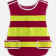 Mesh High Visibility Reflective Strips Safety Vests Wine Clothing Wholesale Market -LIUHUA