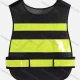 Wholesale Mesh High Visibility Reflective Strips Safety Vests Black Clothing Wholesale Market Liuhua