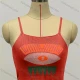 Wholesale Women's Fashion Sleeveless Spaghetti Strap Cartoon Print Knit Crop Sweater Cami Top 520 Clothing Wholesale Market Liuhua