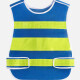 Mesh High Visibility Reflective Strips Safety Vests Blue Clothing Wholesale Market -LIUHUA