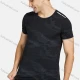 Wholesale Men's Athletic Camouflage Pattern Running T-shirts Black Guangzhou Clothing Wholesale Market & Suppliers -LIUHUAMALL