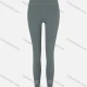 Wholesale Women's Sporty Plain High Waist Mesh Elastic Leggings Cadmium Green Clothing Wholesale Market Liuhua