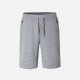 Men's Athletic Gym Quick Dry Workout Running Shorts With Zipper Pockets X002I60# Gray Clothing Wholesale Market -LIUHUA