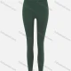 Wholesale Women's Sporty Plain High Waist Side Striped Leggings Cadmium Green Clothing Wholesale Market Liuhua