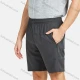 Wholesale Men's Athletic Plain Splicing Running Shorts With Zipper Pockets Gray Clothing Wholesale Market Liuhua