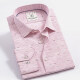 Men's Collared Long Sleeve Button Down Allover Print Formal Shirt Pink Clothing Wholesale Market -LIUHUA