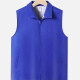 Adult Zipper Front Supermarket Uniform Volunteer Activity Plain Vests Blue Clothing Wholesale Market -LIUHUA