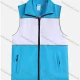 Wholesale Adult Zipper Front Reflective Splicing Supermarket Uniform Volunteer Activity Vests Royal Blue Clothing Wholesale Market Liuhua