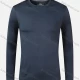 Wholesale Men's Workout Round Neck Long Sleeve Plain Athletic Sweatshirt T201# Dim Gray Clothing Wholesale Market Liuhua