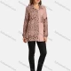 Wholesale Women's Casual Shirt Collar Long Sleeve Fake Pocket Button Front Leopard Print Tunic 1 Clothing Wholesale Market Liuhua