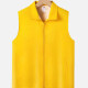 Adult Zipper Front Supermarket Uniform Volunteer Activity Plain Vests Yellow Clothing Wholesale Market -LIUHUA