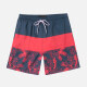 Men's Quick Dry Drawstring Side Pockets Mesh Lining Beach Shorts Red Leaf Clothing Wholesale Market -LIUHUA