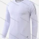 Wholesale Men's Round Neck Long Sleeve Plain Workout Running Pullover Sweatshirt T220# White Clothing Wholesale Market Liuhua