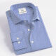 Men's Formal Long Sleeve Button Down Allover Print Shirts Blue Clothing Wholesale Market -LIUHUA