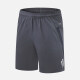 Men's Performance Workout Reflective Stripes Athletic Shorts With Zip Pockets A072# Dark Gray Clothing Wholesale Market -LIUHUA