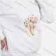 Wholesale Women's Long Sleeve 3D Floral Waffle Pullover Sweatshirt 2021-4# White Clothing Wholesale Market Liuhua