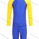 Wholesale Boys Colorblock Two-Piece Swimsuit Set 722181# Blue Clothing Wholesale Market Liuhua