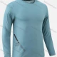 Wholesale Men's Athletic Long Sleeve Plain Pullover Sweatshirt T221# Light Green Clothing Wholesale Market Liuhua