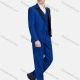 Wholesale Men's Fashion Lapel Plaid Contrast Pockets Blazer & Double Breasted Vest & Pants 3 Piece Sets 1545-0395# Blue Clothing Wholesale Market Liuhua