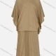 Wholesale Women's Plain Drawstring Side Blouse& Pleated Skirts 2 Pieces Set 2# Clothing Wholesale Market Liuhua