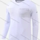 Wholesale Men's Lightweight Dry Fit Striped Letter Workout Athletic Pullover Sweatshirt T250# White Clothing Wholesale Market Liuhua