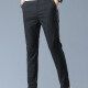 Men's Casual Drawstring Plain Straight Leg Pants Black Clothing Wholesale Market -LIUHUA