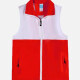 Adult Zipper Front Reflective Splicing Supermarket Uniform Volunteer Activity Vests Red Clothing Wholesale Market -LIUHUA