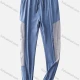 Wholesale Men's Workout Drawstring Slogan Colorblock Athletic Pants With Zip Pockets T120# Blue Clothing Wholesale Market Liuhua